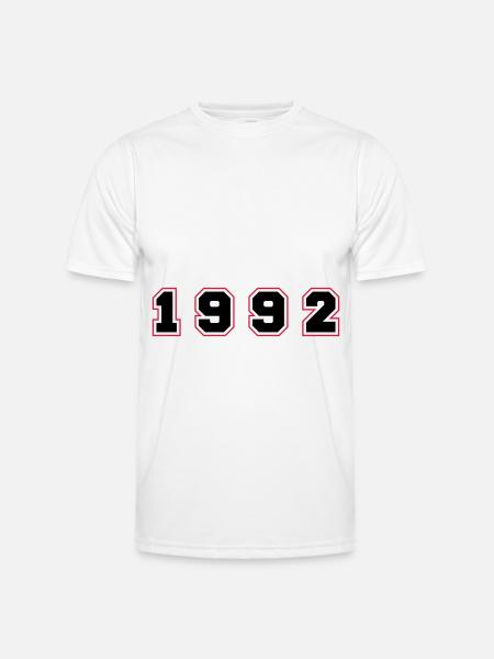 1992 Year Number - Men's Functional T-Shirt - white