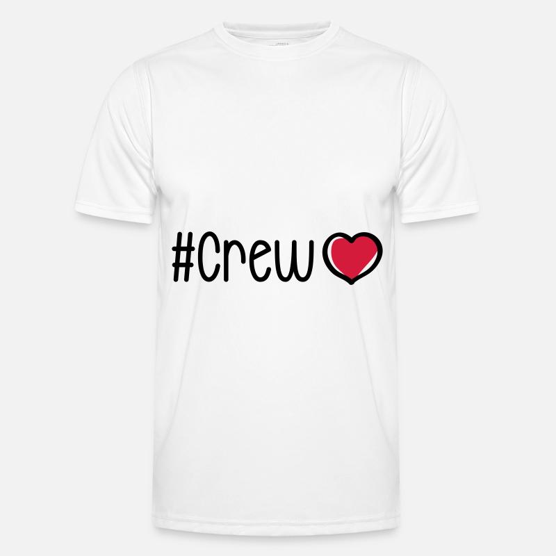Crew Heart - Men's Functional T-Shirt - white