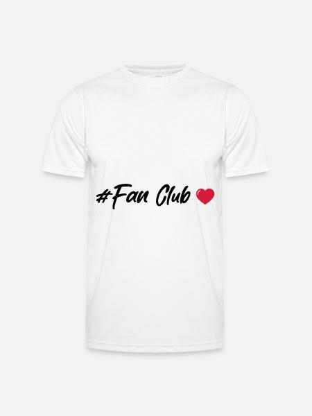 Fan Club Heart - Men's Functional T-Shirt - white