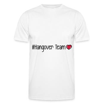 Hangover Team Heart - Men's Functional T-Shirt - white - Front - AI Model Male 178 dark (178cm)