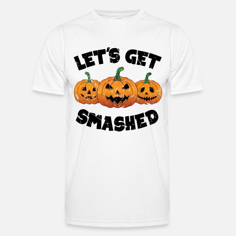 Lass uns Smashed Pumpkin bekommen Männer Funktions-T-Shirt