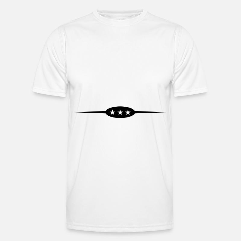 Star Line Element - Men's Functional T-Shirt - white
