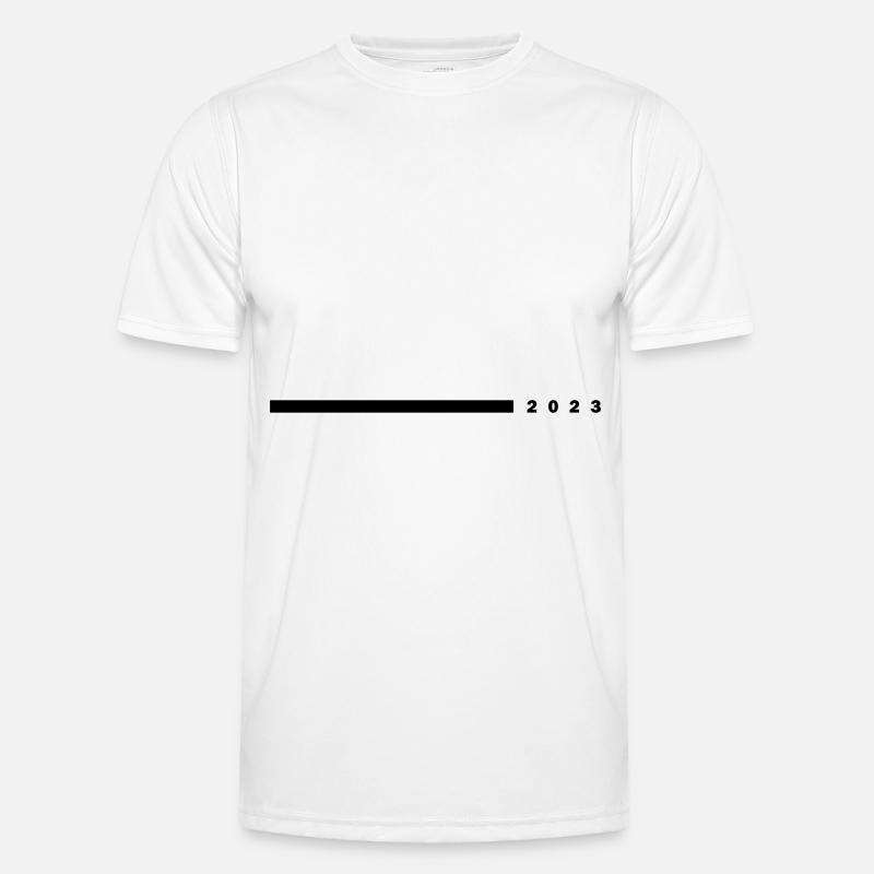 2023 year - Men's Functional T-Shirt - white