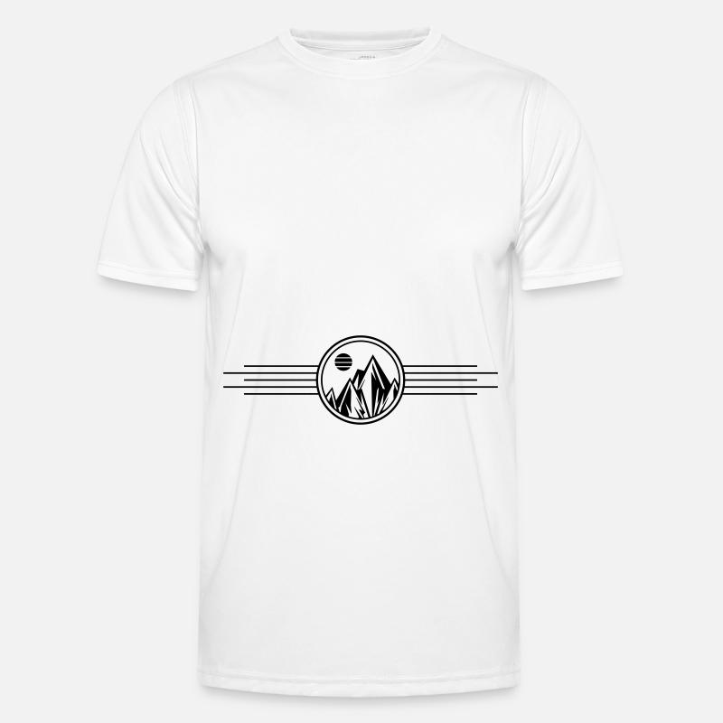 Mountains Symbol Men's Functional T-Shirt