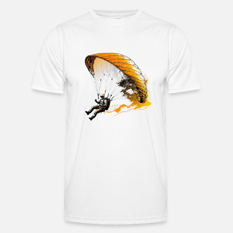 Paragliders above the clouds Men's Functional T-Shirt