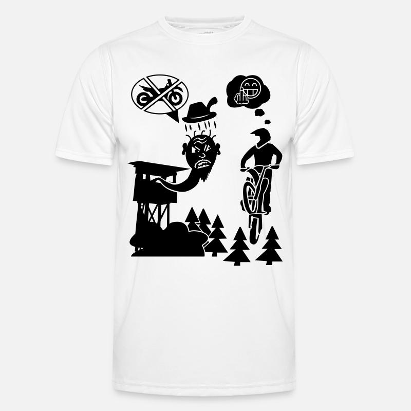 Biker vs. Hunter Men's Functional T-Shirt