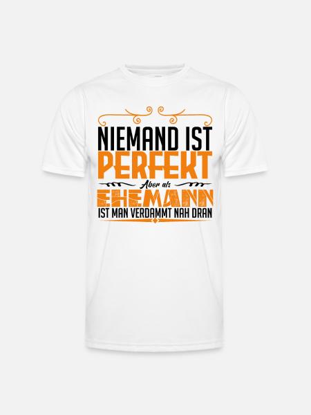 Dieser MANN - der coolste & beste Ehemann der Welt - Männer Funktions-T-Shirt - Weiß