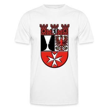 Berlin's Neukölln district of Arms - Men's Functional T-Shirt - white - Front - AI Model Male 178 dark (178cm)