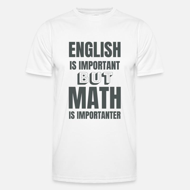 Math, professeur, mathématicien, math, étudiant, cadeau, idée T-shirt sport Homme