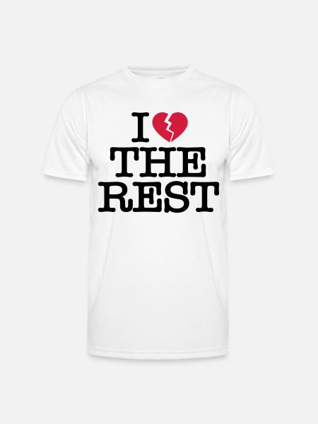 I hate the rest - Men's Functional T-Shirt - white