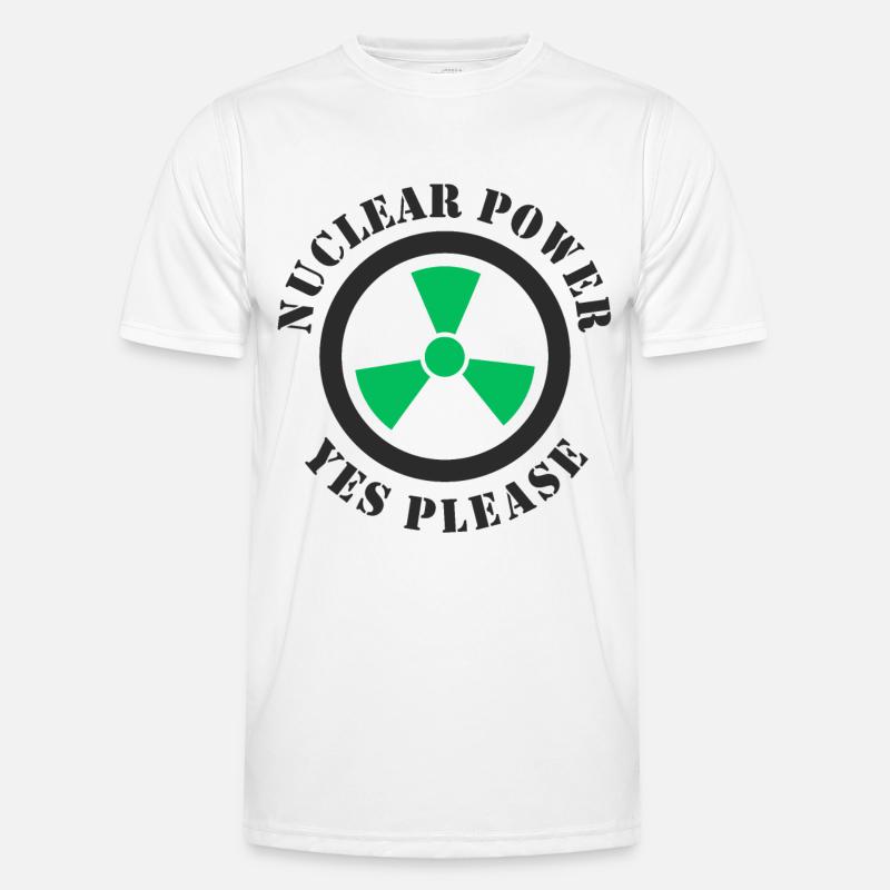 Atomkraft, Ja bitte, Kernenergie Männer Funktions-T-Shirt