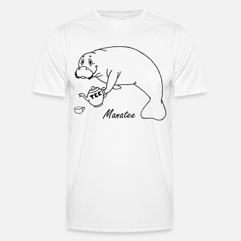 Manatee mag Tee Männer Funktions-T-Shirt