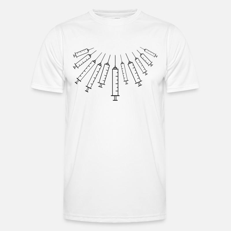 Syringes (black) Men's Functional T-Shirt