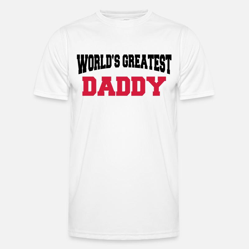 World's greatest Daddy - Men's Functional T-Shirt - white