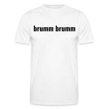 hum hum - T-shirt sport Homme - blanc - Devant - AI Model Male 178 dark (178cm)