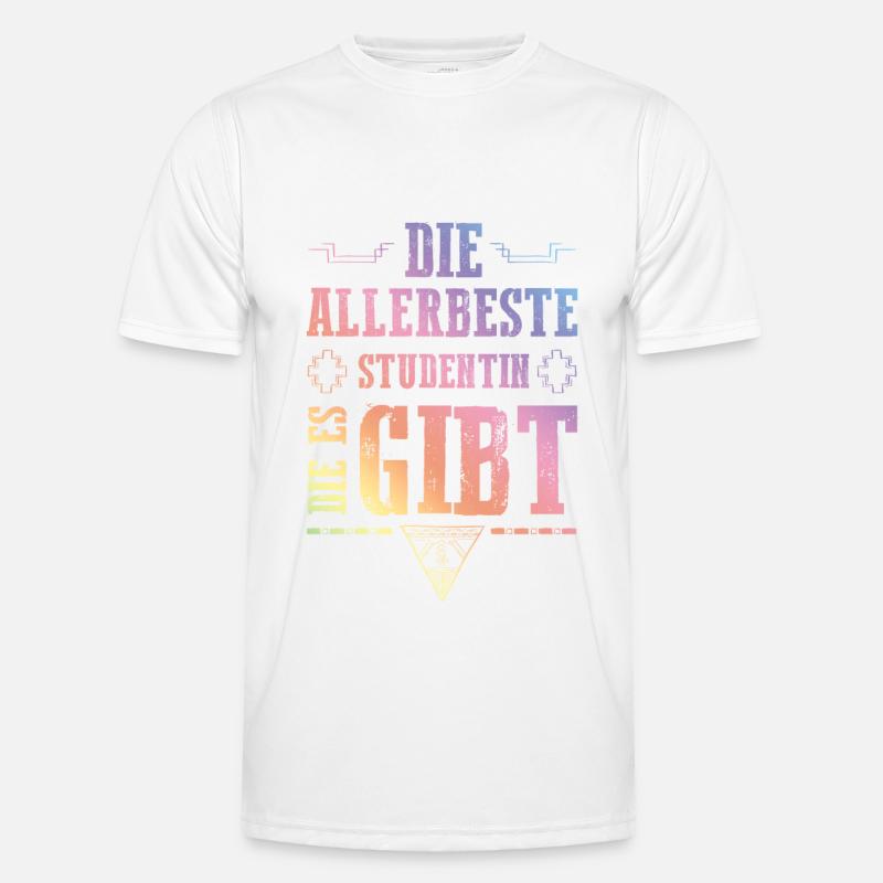 Allerbeste Studentin Männer Funktions-T-Shirt