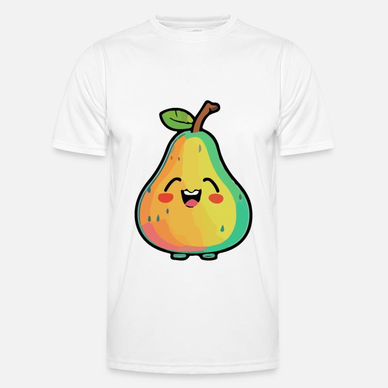Pear Comic - Men's Functional T-Shirt - white