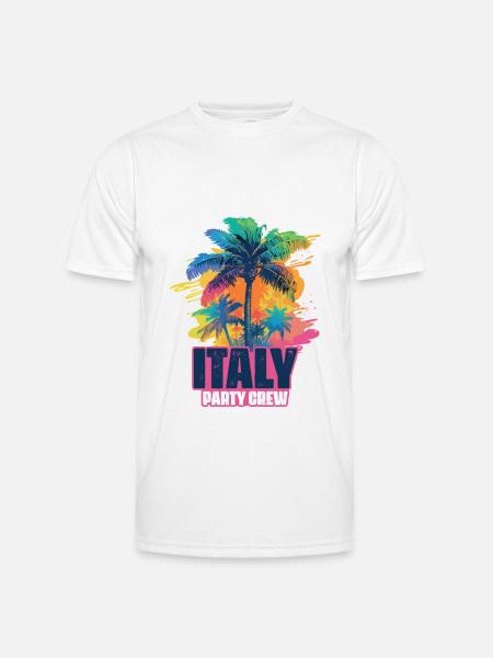 Italy Party Crew Holidays - Men's Functional T-Shirt - white