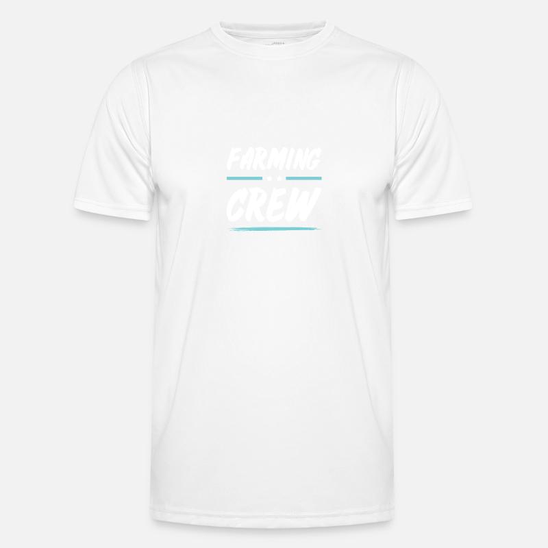 Farming Crew - Men's Functional T-Shirt - white