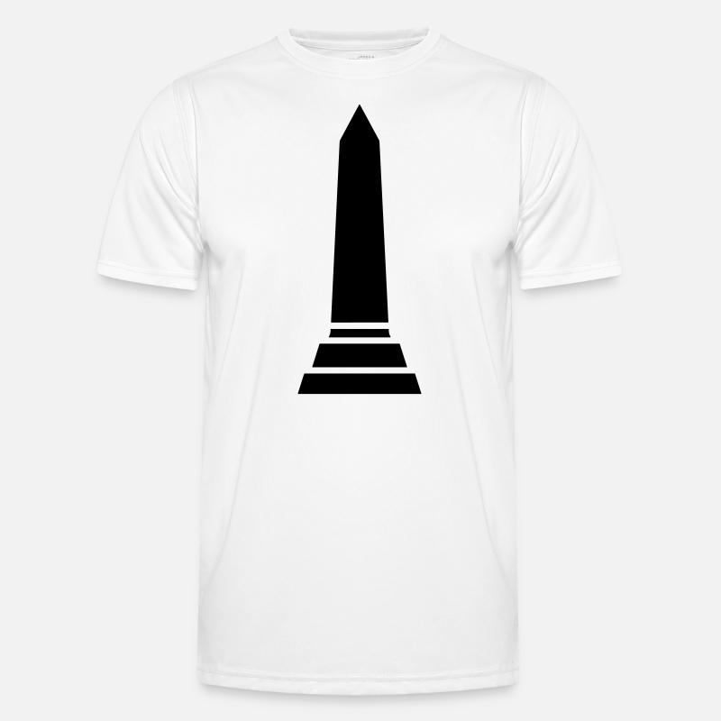 obelisk - Men's Functional T-Shirt - white