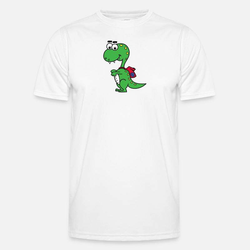 T-Rex with backpack Men's Functional T-Shirt