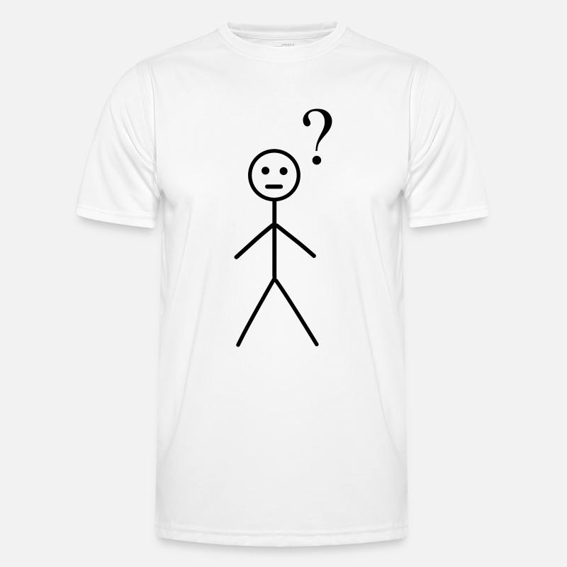 haphazard stick man Men's Functional T-Shirt