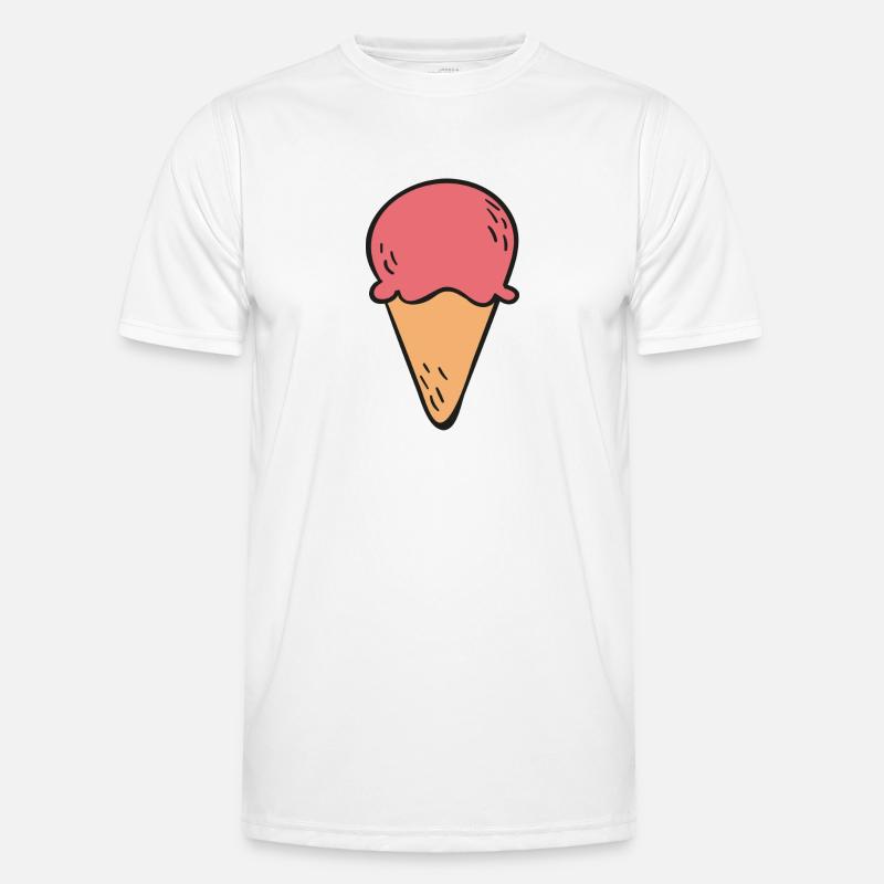 Eis Männer Funktions-T-Shirt