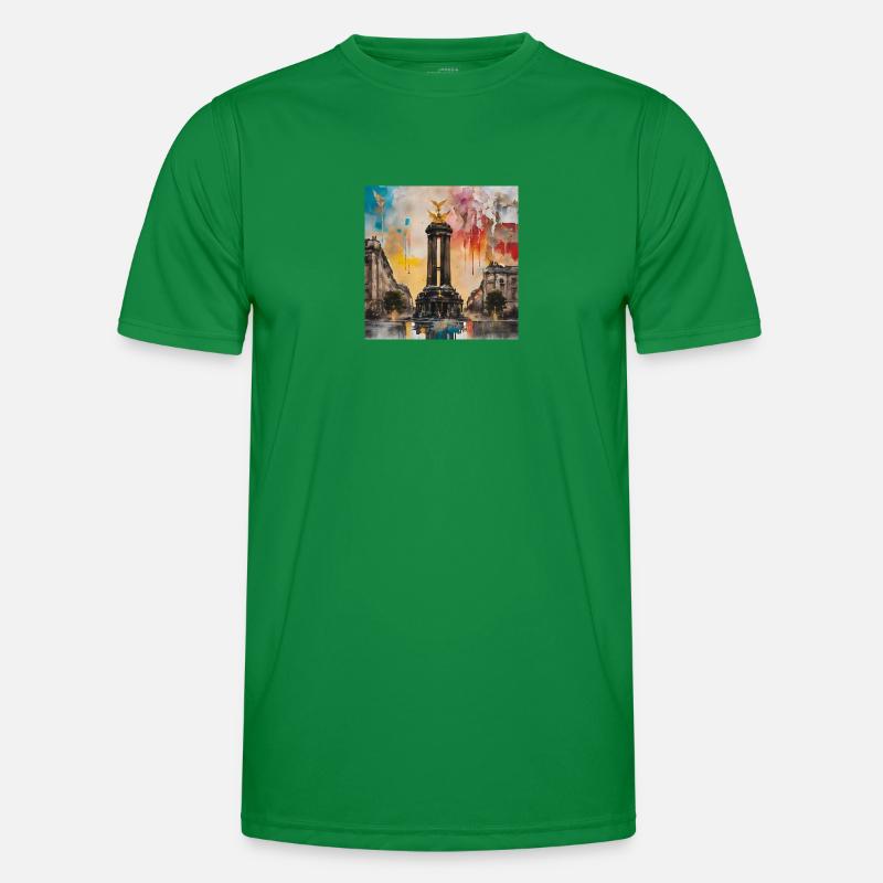 Siegessäule Männer Funktions-T-Shirt