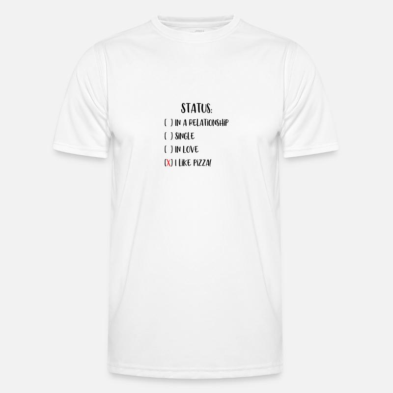 Statut de la pizza T-shirt sport Homme