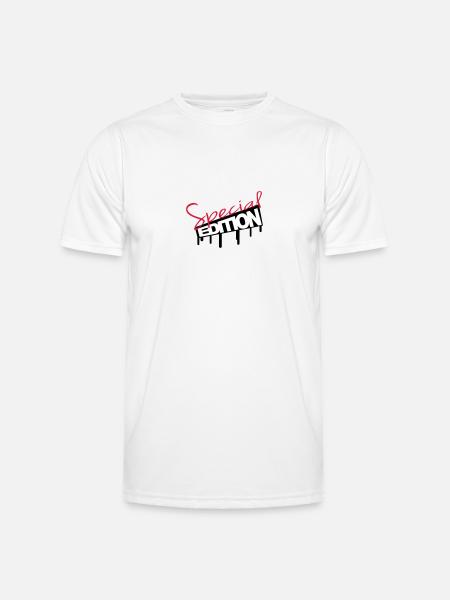 Special Edition Graffiti - Männer Funktions-T-Shirt - Weiß