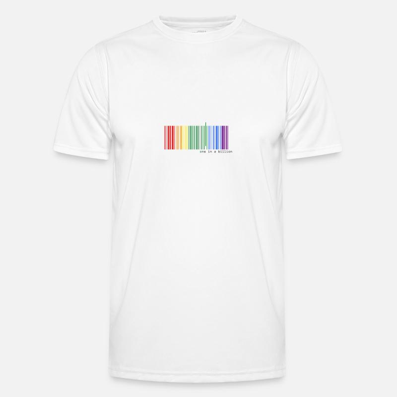 eins zu einer Milliarde - Männer Funktions-T-Shirt - Weiß