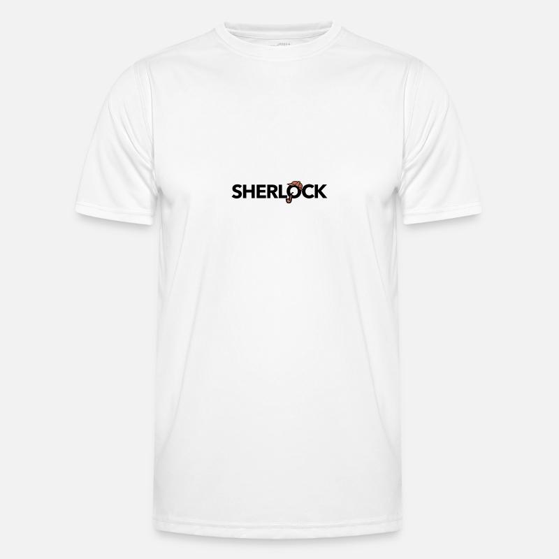 Sherlock Holmes (black) Männer Funktions-T-Shirt