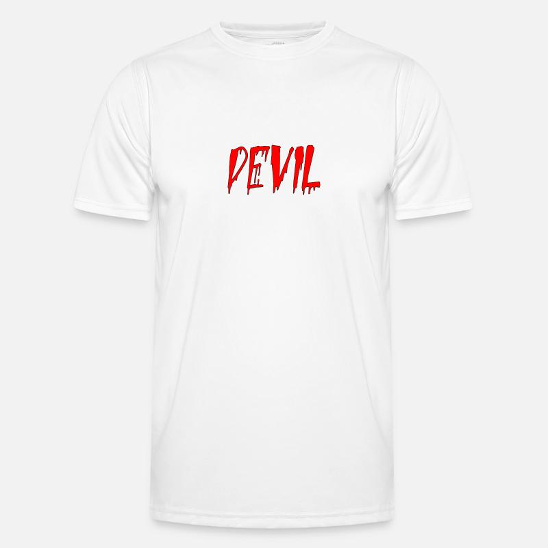 devil - Men's Functional T-Shirt - white