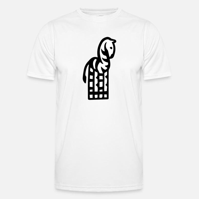 Cute zebra illustration! Men's Functional T-Shirt