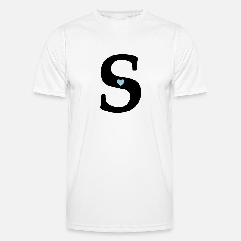 Letter S Initial Letter Men's Functional T-Shirt