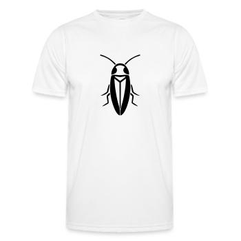 cafard - T-shirt sport Homme - blanc - Devant - AI Model Male 178 dark (178cm)
