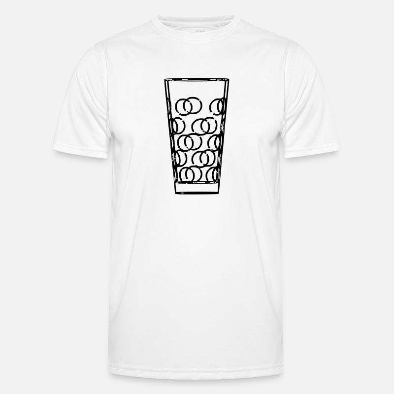 Dubbeglas Männer Funktions-T-Shirt