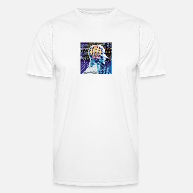 Artificial intelligence - Men's Functional T-Shirt - white