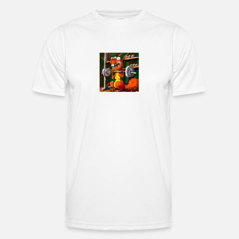 SQRRLD - Squirrel's Bench Press Accident 04 Männer Funktions-T-Shirt