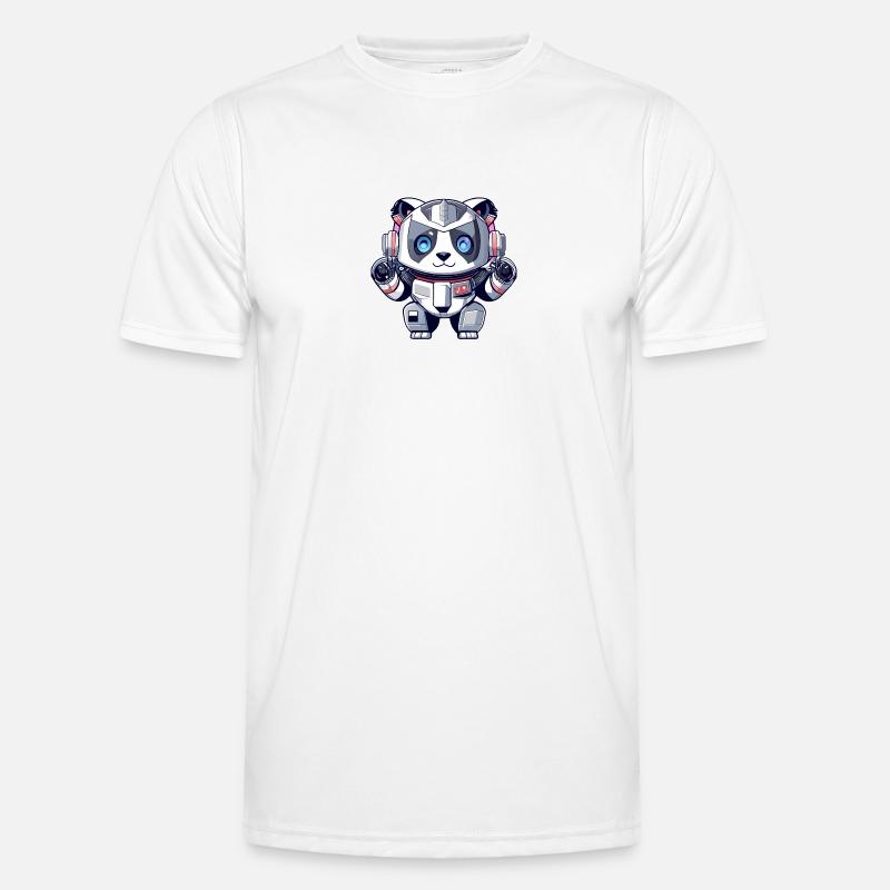 Robot Panda Men's Functional T-Shirt