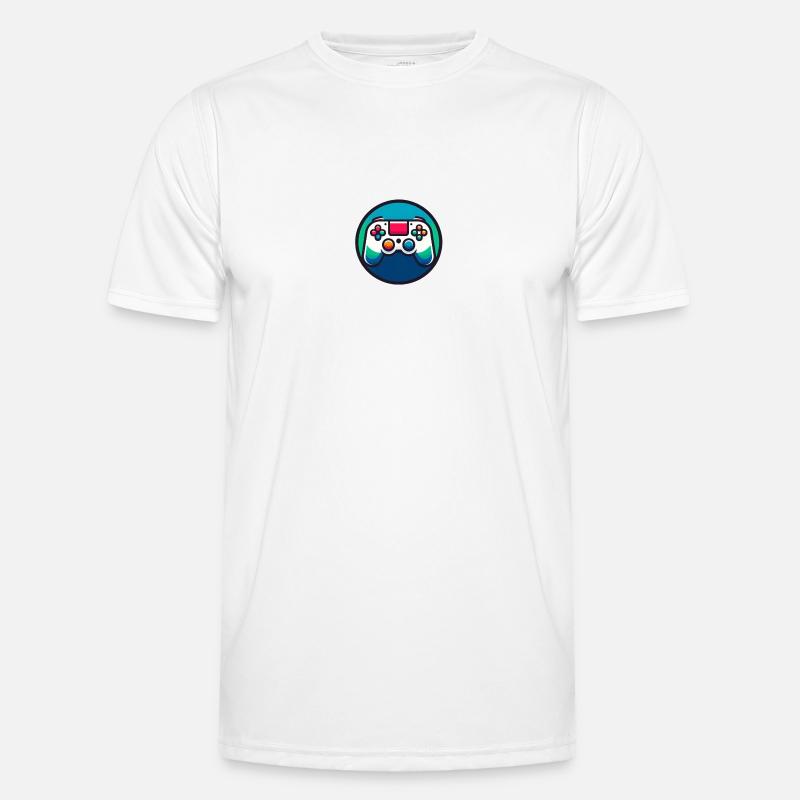 Game Controller - Men's Functional T-Shirt - white