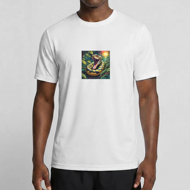 Python Schlange Männer Funktions-T-Shirt