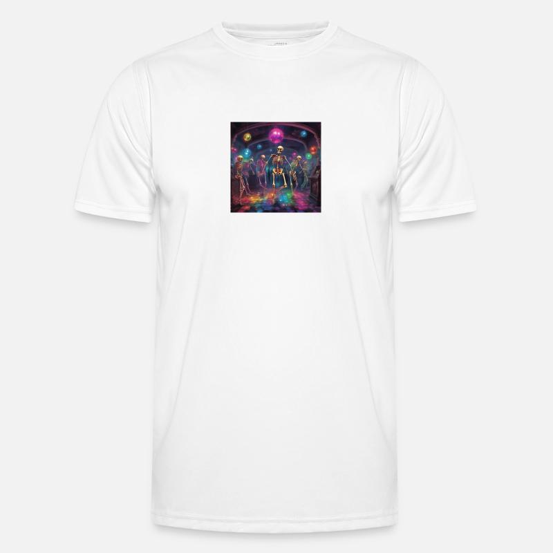 Skeleton Dance Lesson Men's Functional T-Shirt