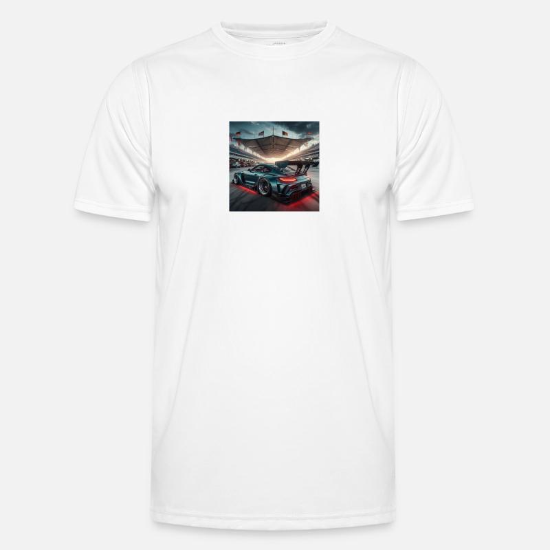 Auto Männer Funktions-T-Shirt