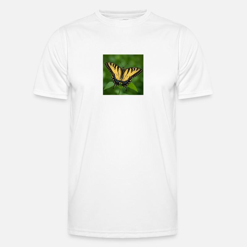 Eastern Tiger swallowtail - Men's Functional T-Shirt - white