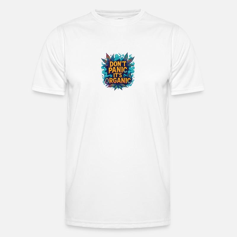 Don‘t panic Männer Funktions-T-Shirt