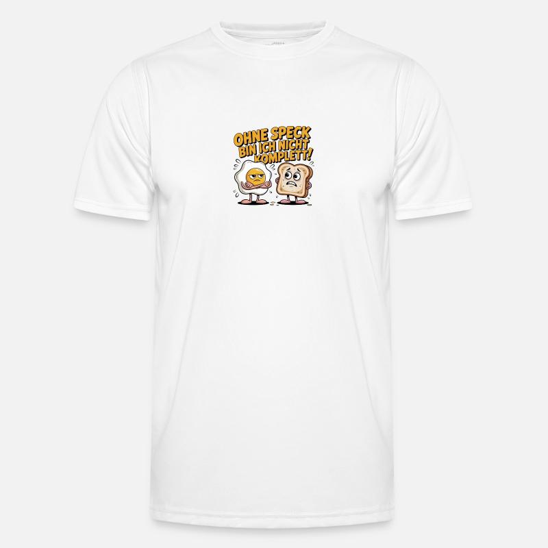 Je ne suis pas complet sans bacon T-shirt sport Homme