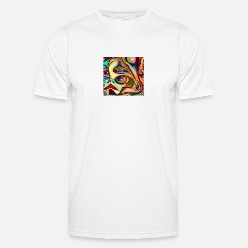 Abstraction T-shirt sport Homme