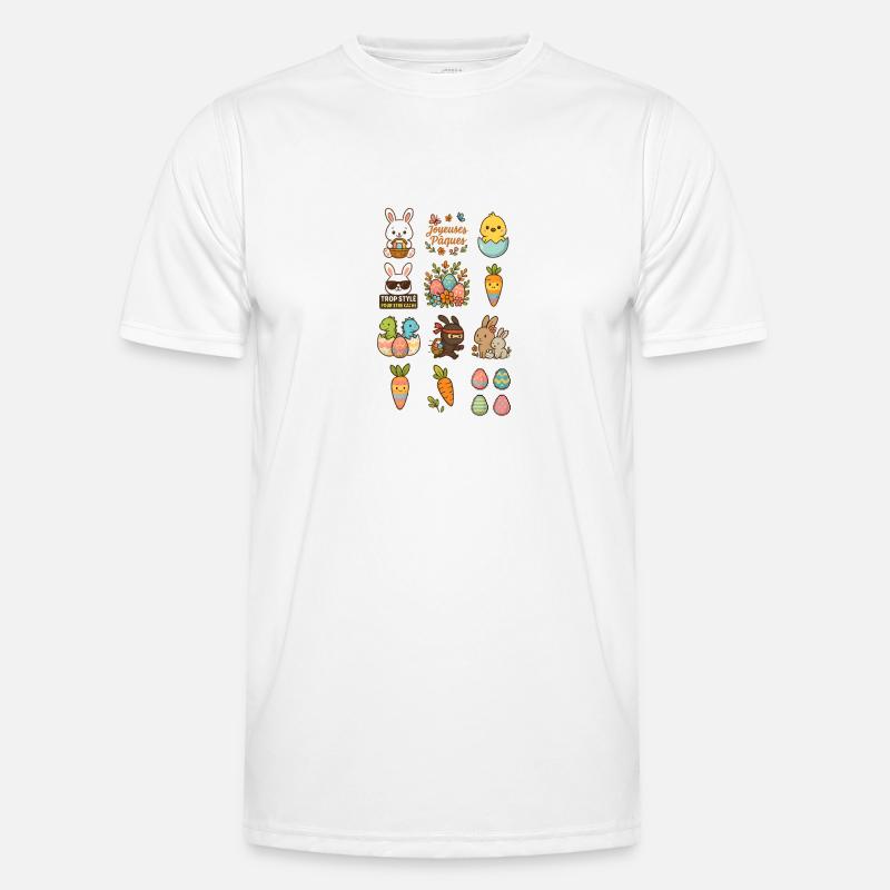 Easter-themed illustration set Men's Functional T-Shirt