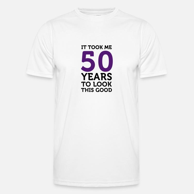 Il a fallu 50 ans pour l air si bon! T-shirt sport Homme